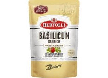BERTOLLI PASTASAUS BASILICO 460G