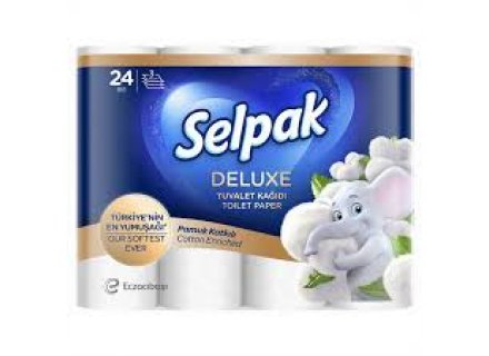 SELPAK TOILETPAPIER DELUXE 24ROLLEN