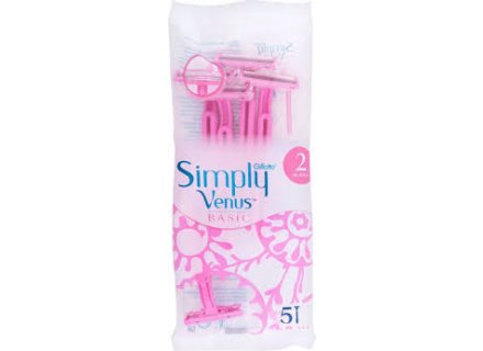 GILLETTE VENUS WOMAN SIMPLY 2 MESJES 5ST