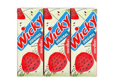 WICKY AARDBEI 6X200ML