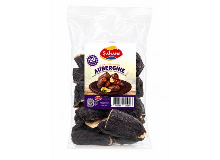 SAHANE GEDROOGDE AUBERGINE 20ST